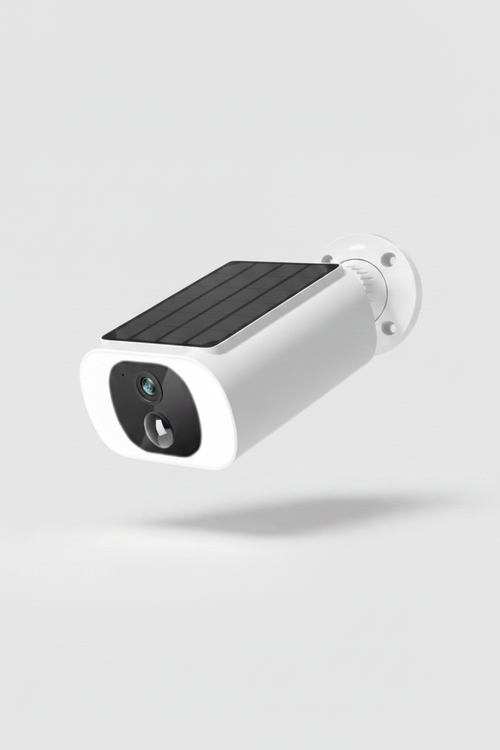 Caméra de Surveillance Solaire 360°