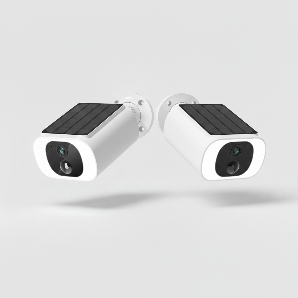 Novyra S1 — Caméra de surveillance solaire sans fil, vision nocturne couleur